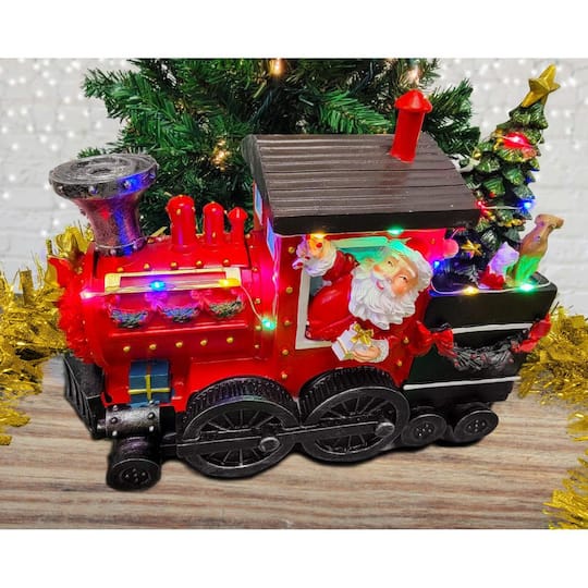 Wizardi 20" Christmas Village Train with LED Lights